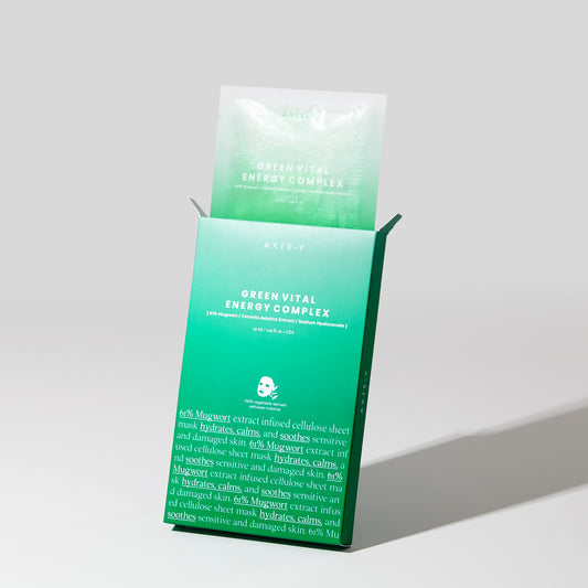 Mugwort Green Vital Energy Complex Sheet Mask - Pack de 5