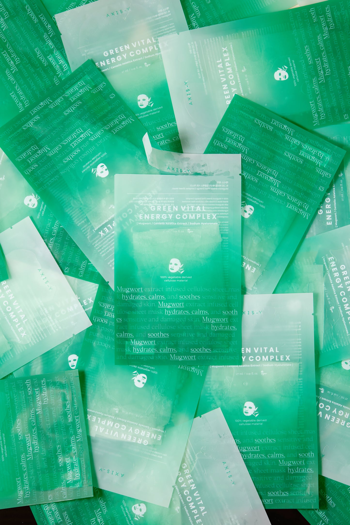 Mugwort Green Vital Energy Complex Sheet Mask - Pack de 5
