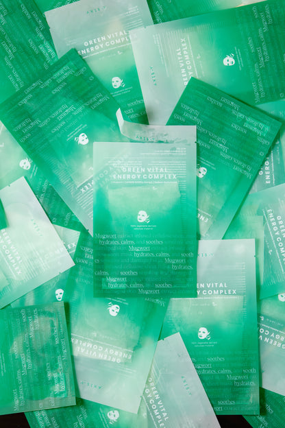 Mugwort Green Vital Energy Complex Sheet Mask - Pack de 5